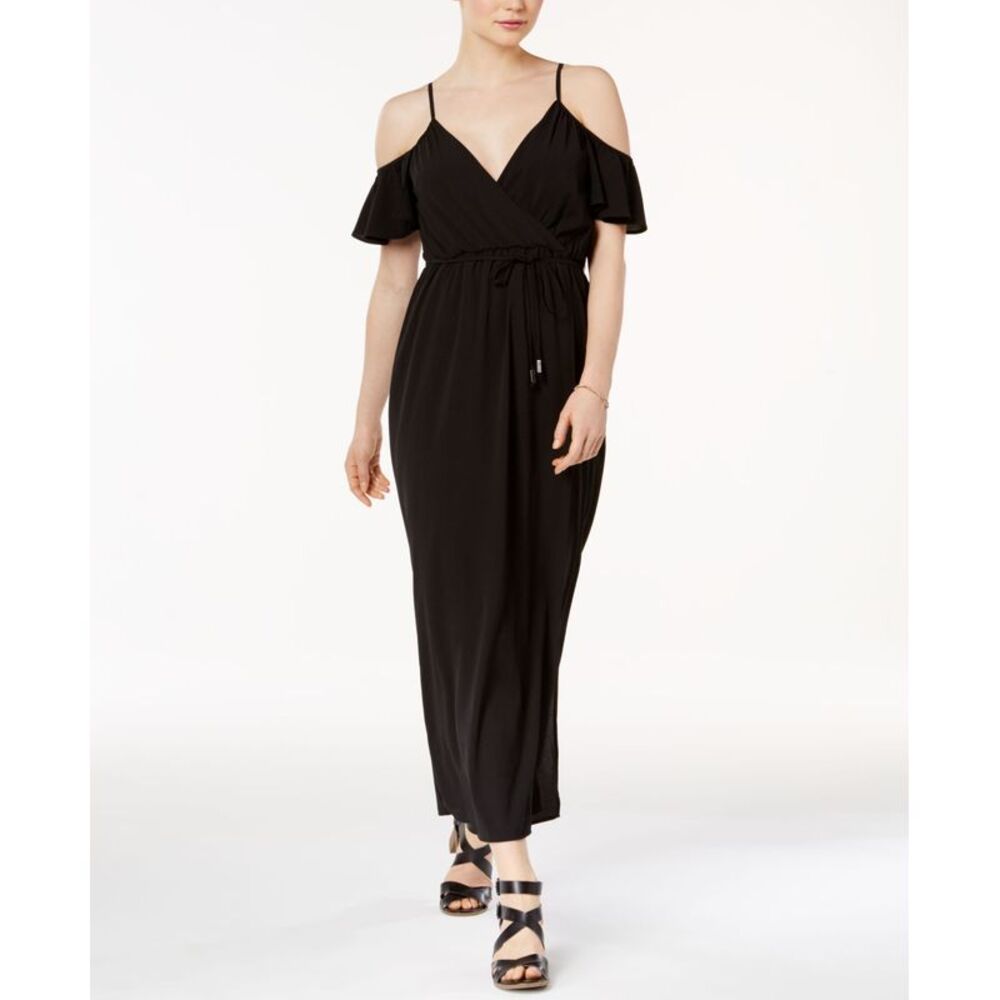 Bar III Cold Shoulder Maxi Dress